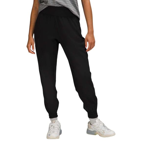 Lululemon Black Sun Setter High Rise Jogger Full Length Size 6 - Picture 1 of 10